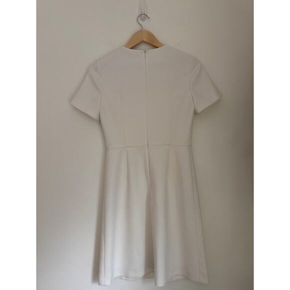 Kobi Halperin Classic Sheath Mini Dress in White, Sz 4 - Picture 11 of 13